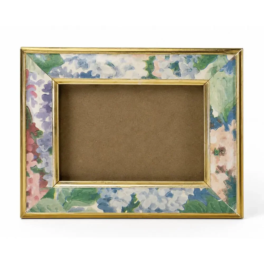 Vintage Floral Gold Picture Frame Cottage Decor